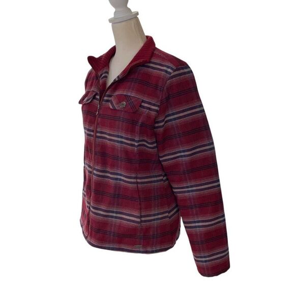 PrAna Women's Showdown Goose Down Jacket in Woodland Red Size Large - Picture 2 of 11